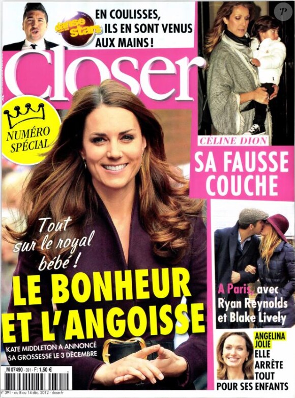 Closer n°391, du 8 décembre 2012.