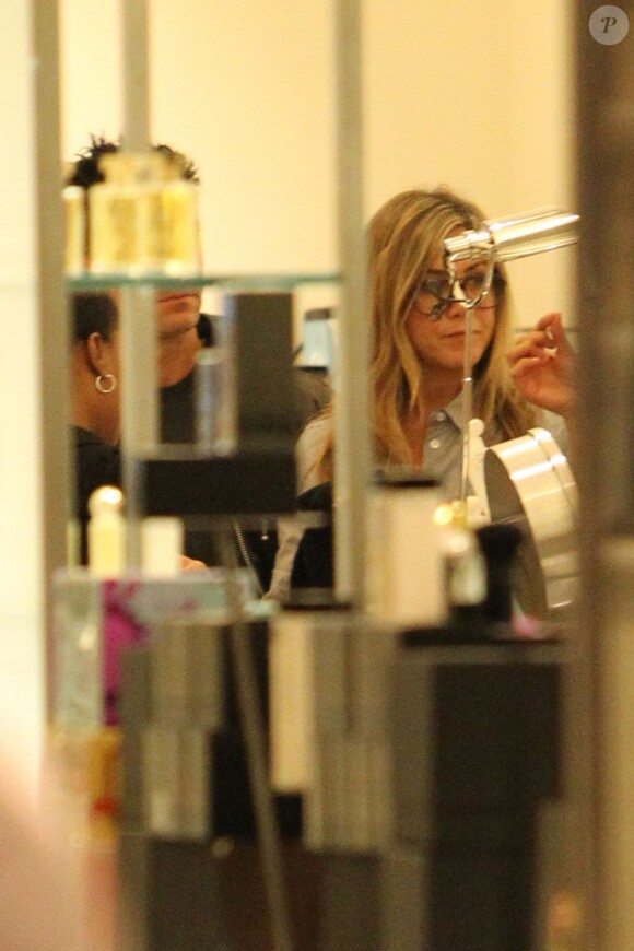 Jennifer Aniston et son fiancé Justin Theroux à Beverly Hills le 8 décembre 2012 : Shopping en amoureux