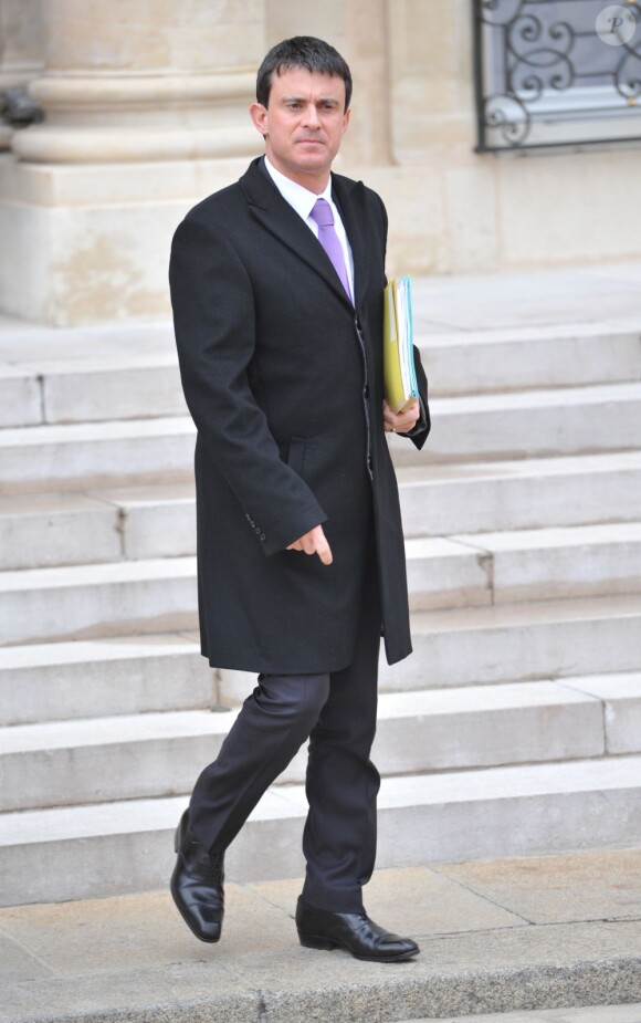 Manuel Valls en décembre 2012 à l'Elysée