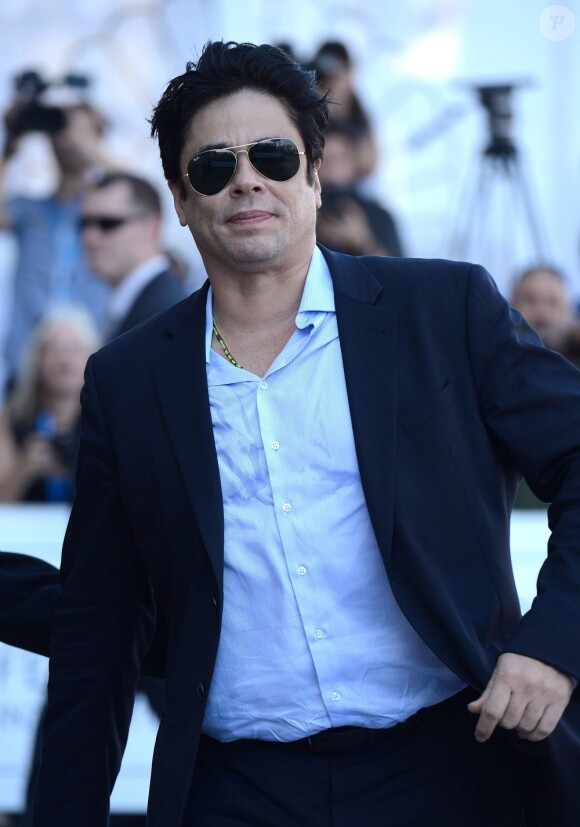 Benicio Del Toro arrive au Festival international du film de San Sebastian, le 22 septembre 2012.