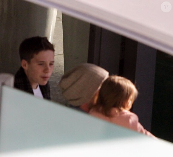 La famille Beckham est de retour à Londres. Le 10 décembre 2012