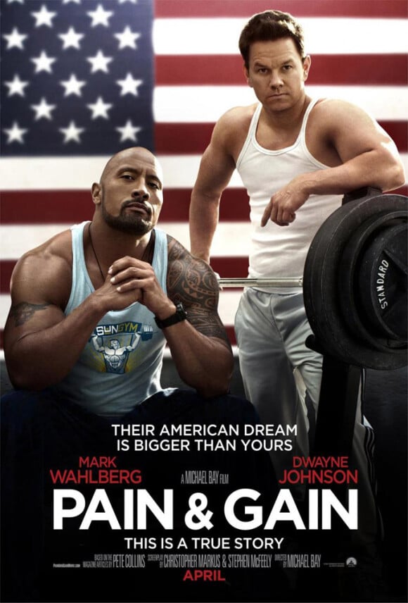 Nouvelle affiche du film Pain and Gain
