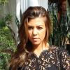 Kourtney Kardashian a déjeuné au restaurant Serafina avec Kim et Rob Kardashian. Miami Beach, le 10 décembre 2012.
