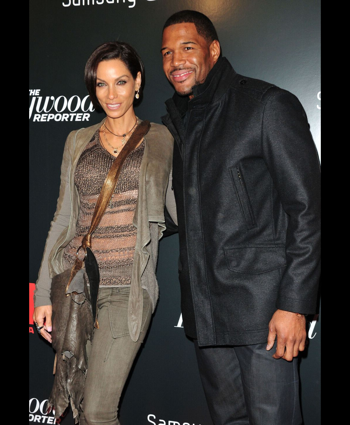 Vidéo Nicole Murphy Michael Strahan Premiere Du Film Django Unchained A New York Le 11 