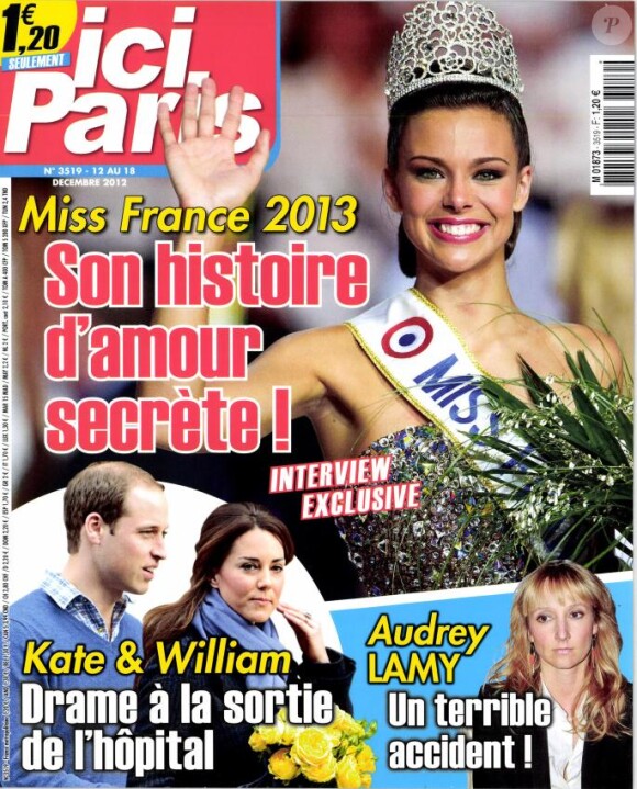 Magazine Ici Paris numéro 3519 à paraître le 12 décembre 2012.