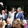 Mariage de Farida Khelfa et Henri Seydoux. Le 1er septembre 2012 à Paris.