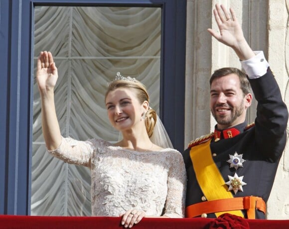 Mariage du prince Guillaume de Luxembourg et de la comtesse Stéphanie de Lannoy, le 20 octobre 2012.