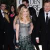 Lorsque Madonna souhaite la jouer prude, le mauvais goût prend le dessus ! Lors des Golden Globes 2012, à Los Angeles.