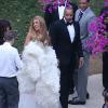 Donald Faison et CaCee Cobb lors de leur mariage, le 15 décembre 2012 à Los Angeles.