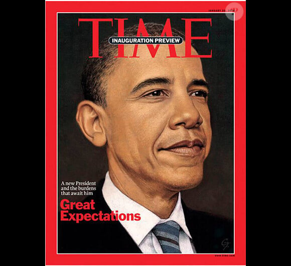 Barack Obama fait la couverture du magazine TIME pour son premier numéro de 2009.