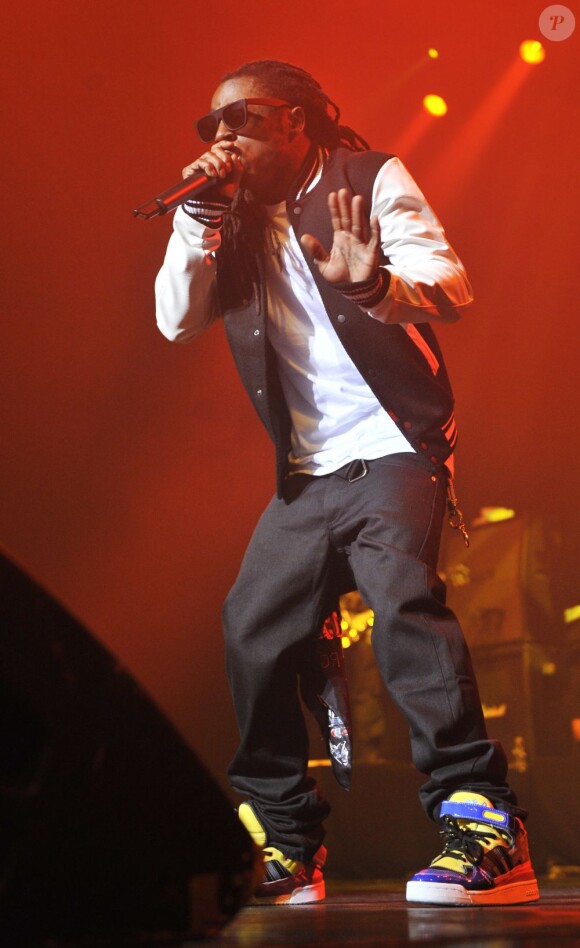 Lil Wayne en concert au Zénith de Paris. Octobre 2009.