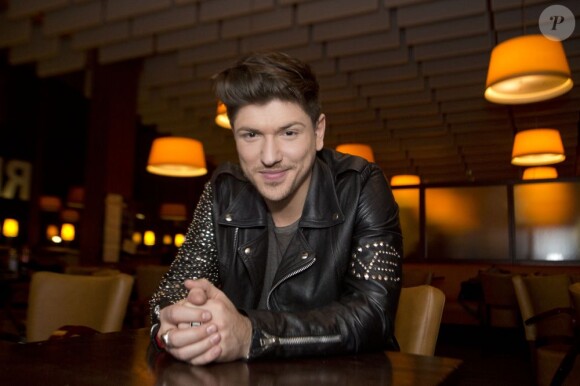 EXCLU - Quentin Mosimann lors du concert des rêves et des étoiles organisé par Make a Wish, à Bruxelles, au Palais du Heysel, 14 decembre 2012.