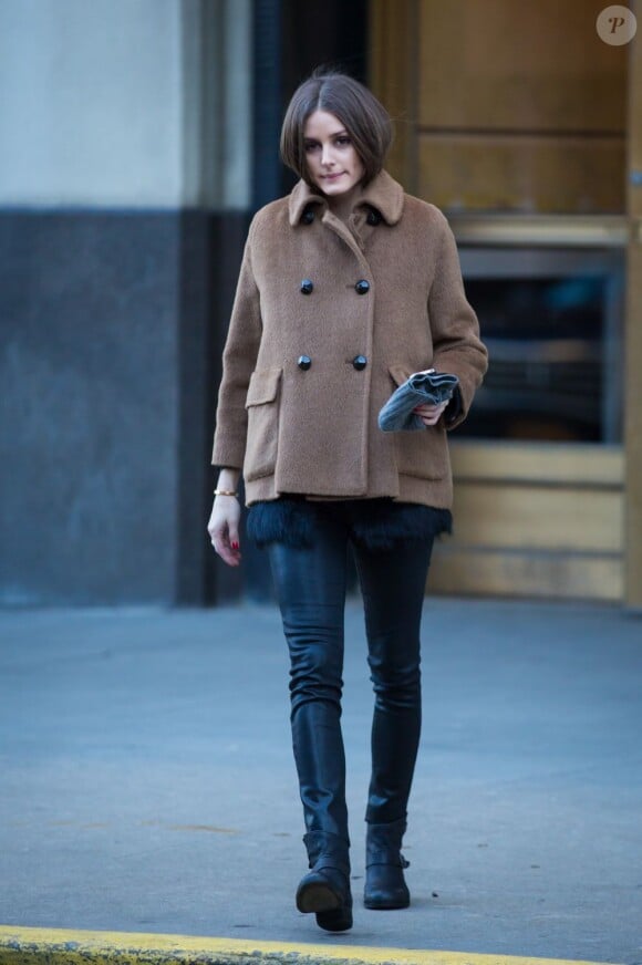 Olivia Palermo à New York, le 19 décembre 2012.