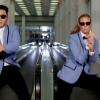 Psy et Heidi Klum dansent le Gangnam Style lors des MTV Europe Music Awards - novembre 2012.
