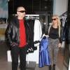 L'acteur Ice-T et sa femme Coco Austin font du shopping à Las Vegas. Le 21 décembre 2012.
