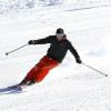 Antonio Banderas faisant du ski à Aspen, le samedi 22 décembre 2012.