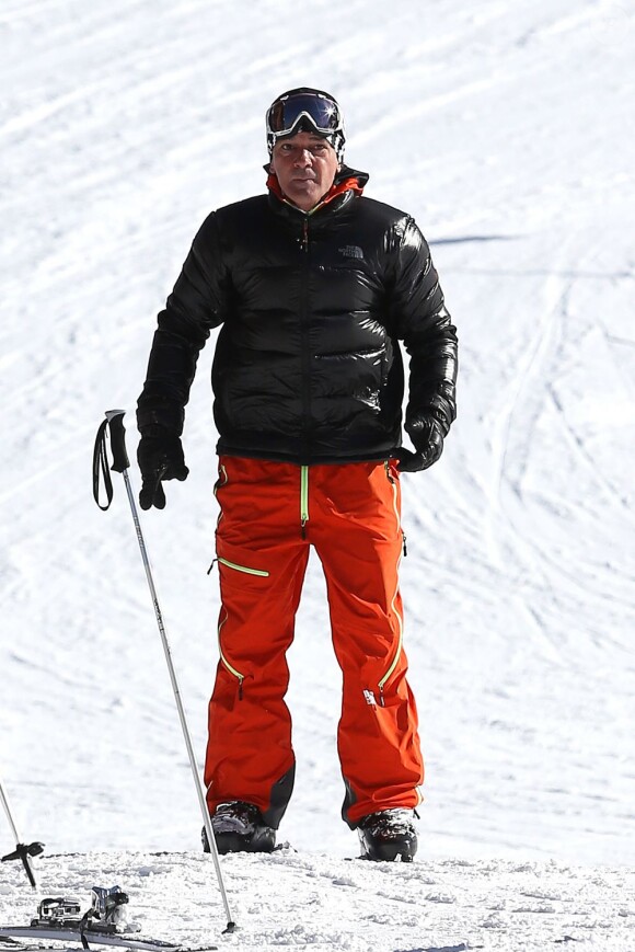 Antonio Banderas en vacances à Aspen, le samedi 22 décembre 2012.
