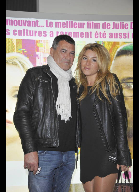 Jean-Marie Bigard et sa femme Lola à la projection du film 2 Days in New York, le 19 mars 2012 à Paris.