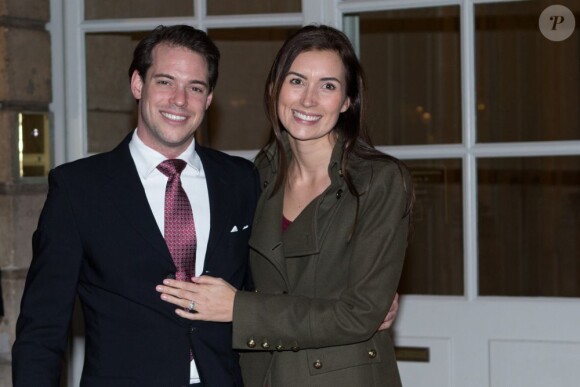 Le prince Félix de Luxembourg et sa fiancée Claire Lademacher. L'archiduc d'Autriche Christoph de Habsbourg-Lorraine, 24 ans, et sa compagne Adélaïde Drapé-Frisch, 22 ans, ont célébré le 28 décembre 2012 à l'Hôtel de Ville de Nancy leur mariage civil.