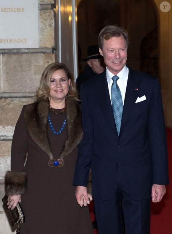 Le couple grand-ducal de Luxembourg. L'archiduc d'Autriche Christoph de Habsbourg-Lorraine, 24 ans, et sa compagne Adélaïde Drapé-Frisch, 22 ans, ont célébré le 28 décembre 2012 à l'Hôtel de Ville de Nancy leur mariage civil.