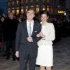 L'archiduc d'Autriche Christoph de Habsbourg Lorraine et Adélaïde Drapé-Frisch lors de leur mariage civil, célébré le 28 décembre 2012 à l'Hôtel de Ville de Nancy.