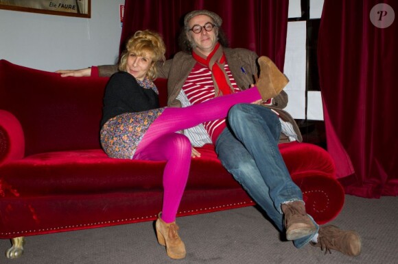 Irène Ismaïloff et Laurent Firode lors de l'avant-première du film "Par amour", le 26 décembre 2012 au Studio 28 à Paris.