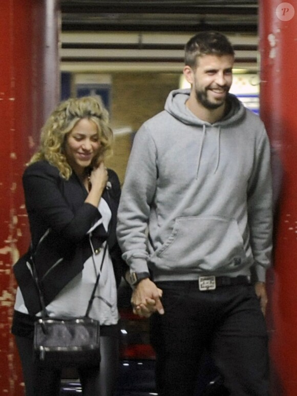Shakira et Gerard Piqué à Barcelone le 14 novembre 2012