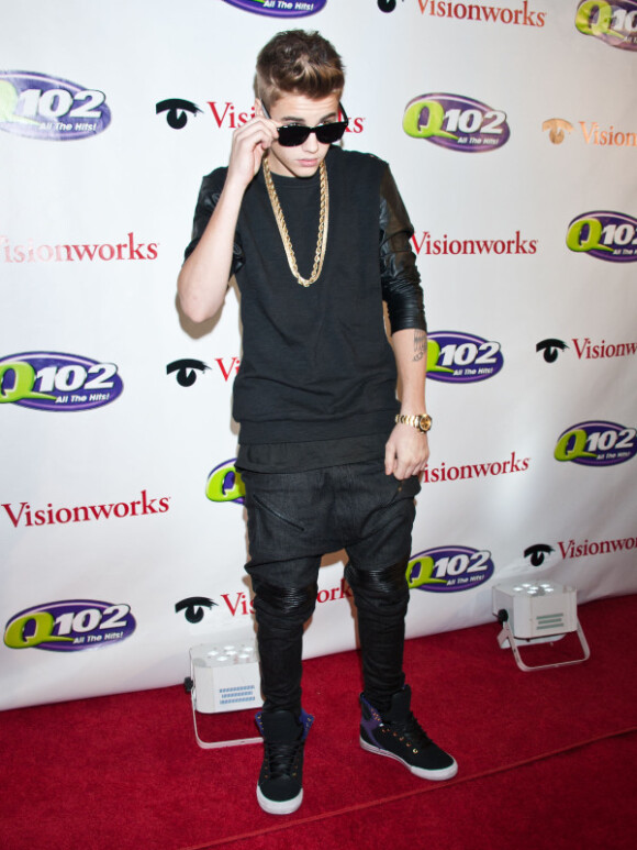 Justin Bieber à la soirée Q102's Jingle Ball 2012 à Philadelphie, le 5 décembre 2012.
