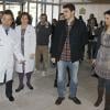 Iker Casillas lors d'une visite à l'hôpital universitaire de Móstoles où il a vu le jour, le 3 janvier 2013