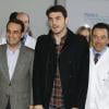 Iker Casillas lors d'une visite à l'hôpital universitaire de Móstoles où il a vu le jour, le 3 janvier 2013