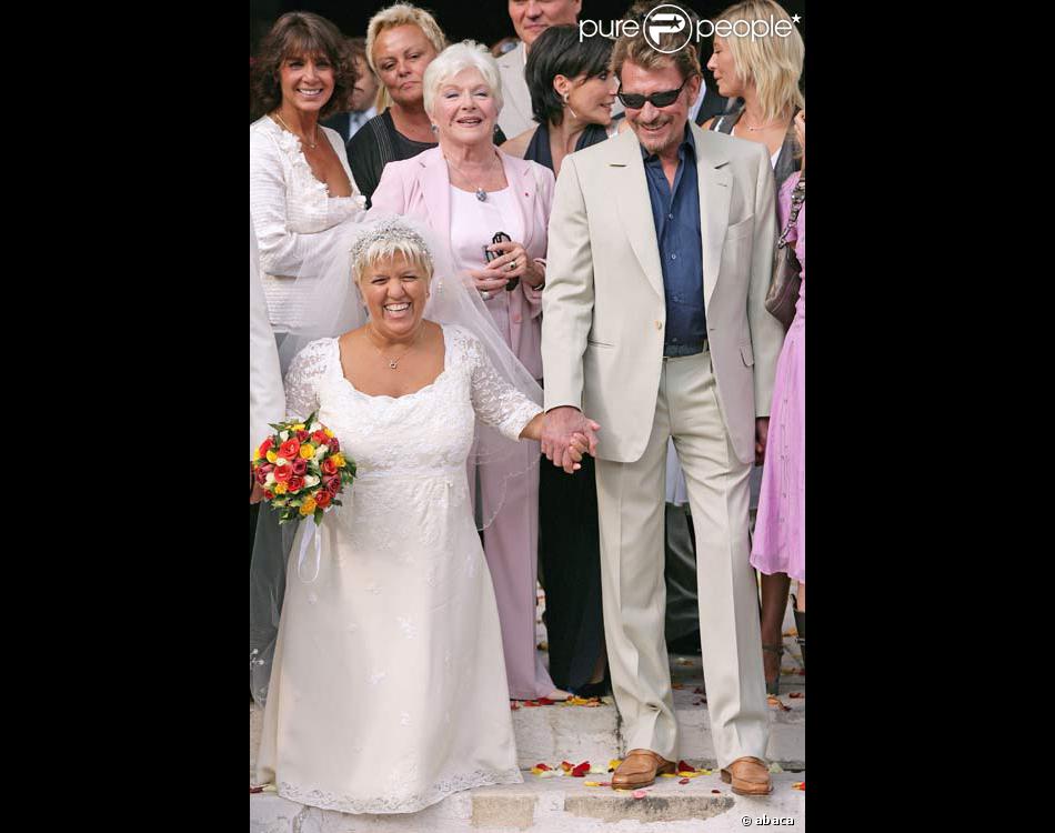 Line Renaud Au Mariage De Mimie Mathy Avec Johnny Muriel Robin Liane Foly Flavie Flament Purepeople