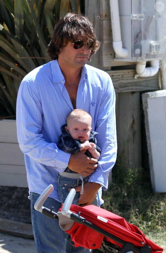 Jodie Kidd en famille en Argentine lors de la fin d'année 2011