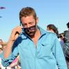 Eduard "Lapo" Elkann et sa compagne Goga Ashkenazi sur une plage à Punta del Este le 3 janvier 2013