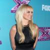 Britney Spears durant la conférence de presse pour la dernière saison de l'émission X Factor à Los Angeles, le 17 décembre 2012.