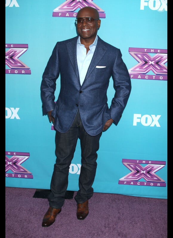 L.A. Reid à la conférence de presse pour la dernière saison de l'émission X Factor à Los Angeles, le 17 décembre 2012.