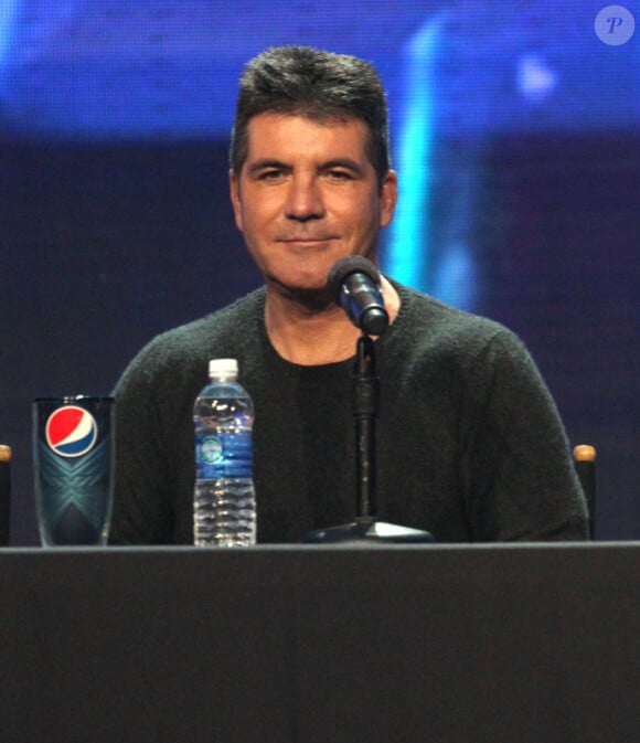 Simon Cowell à la conférence de presse pour la dernière saison de l'émission X Factor à Los Angeles, le 17 décembre 2012.