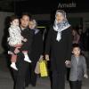 Le prince Azim, fils du sultan de Brunei, à l'aéroport LAX de Los Angeles le 8 janvier 2013, en provenance du sultanat.
