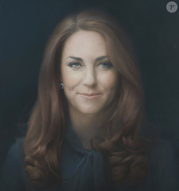 Le portrait de Kate Middleton, duchesse de Cambridge, par Paul Emsley, dévoilé le 11 janvier 2013.