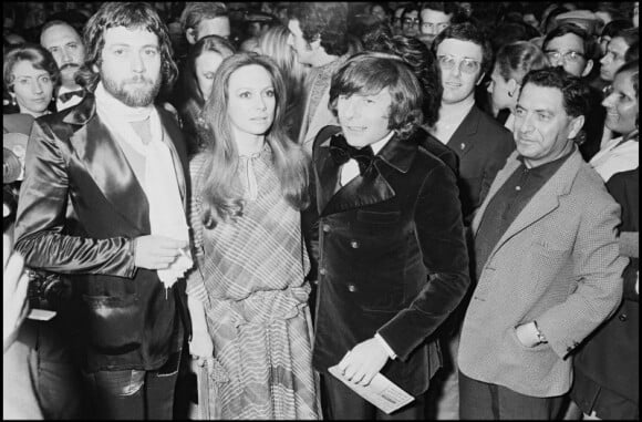 Jon Finch, Francesca Annis et Roman Polanski lors de la présentation de Macbeth au Festival de Cannes en 1972