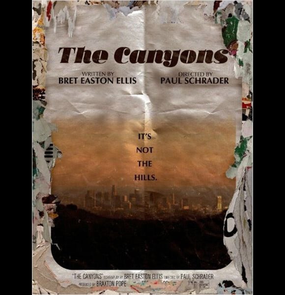 Affiche officielle du film The Canyons.