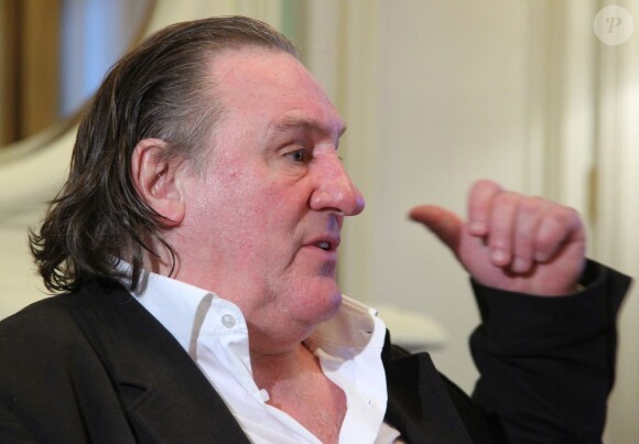 Gérard Depardieu à Sotchi le 5 janvier 2013.
