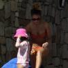 Jessica Alba passe le début de l'année 2013 avec son mari et ses filles à Cabo San Lucas au Mexique. Photo prise le 2 janvier 2013.