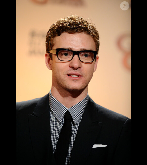 Justin Timberlake à l'annonce des 67es nominations des Golden Globe, à Los Angeles, le 15 décembre 2009.