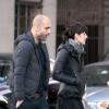Josep Guardiola et sa femme Cristina Serra à New York, le 12 janvier 2013.