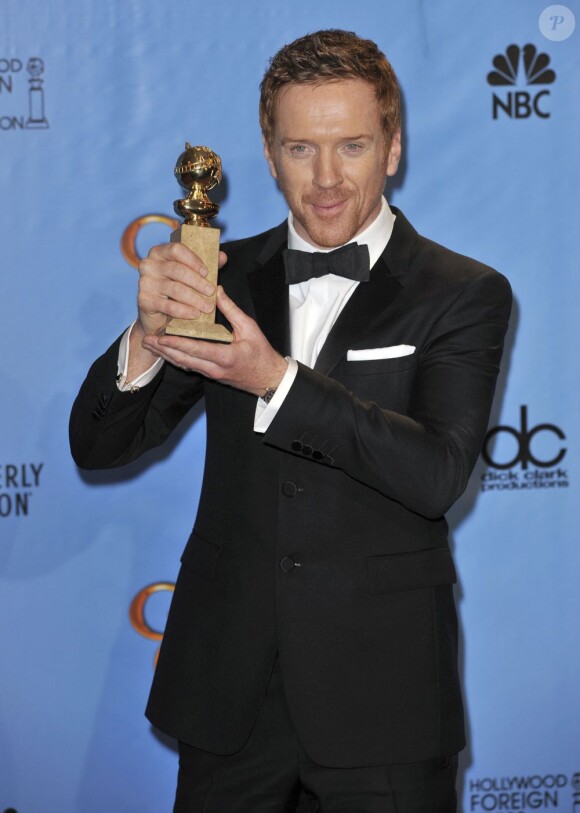 Damian Lewis aux 70e Golden Globe Awards au Beverly Hilton Hôtel à Los Angeles, le 13 janvier 2013