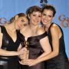 Les comédiennes de Girls aux 70e Golden Globe Awards au Beverly Hilton Hôtel à Los Angeles, le 13 janvier 2013
