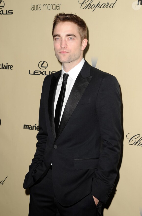Robert Pattinson lors de l'after-party de la société Weinstein des Golden Globes 2013, au Beverly Hilton Hôtel de Beverly Hills, à Los Angeles, le 13 janvier 2013