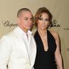 Casper Smart et Jennifer Lopez lors de l'after-party de la société Weinstein des Golden Globes 2013, au Beverly Hilton Hôtel de Beverly Hills, à Los Angeles, le 13 janvier 2013