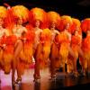 La troupe du Moulin Rouge le 1er novembre 2012.