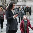 L'actrice Jennifer Connelly sur le tournage du film  Winter's Tale  à New York, le 14 janvier 2013.
